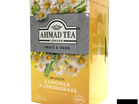 Ahmad Tea Camomile & Lemongrass 20 Teabags For Sale