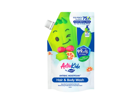 ActivKidz Drypers Anti Bacterial Hair & Body Wash Fruity Fresh 400ml Cheap