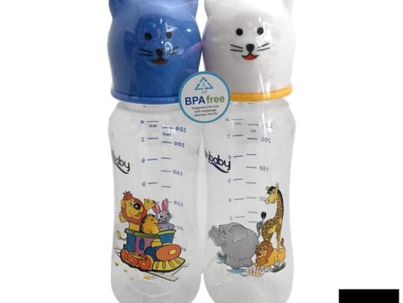 Joybaby Bottle Value Pack Streamlined 240ml X 2 Cat Hood on Sale