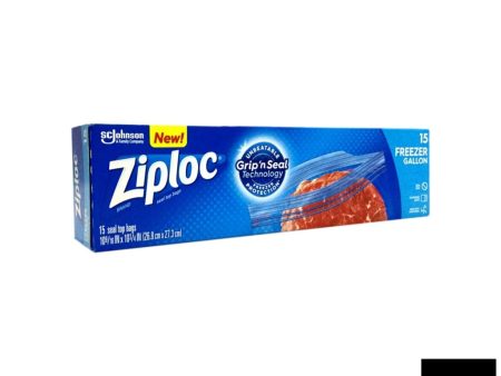 Ziploc Freezer Gallon Eot 15 bags Sale