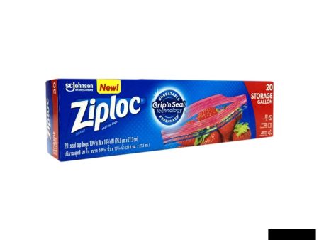 Ziploc Storage Gallon Eot 20 bags Fashion