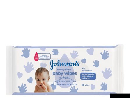 Johnsons Baby Fragrance Free Messy Times Wipes 80S X2 For Cheap