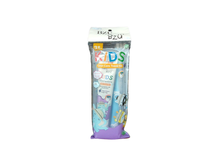 BzuBzu Kids Oral Care Travel Kit Grape Discount