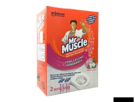 Mr Muscle Fresh Floral (Refill Pack) 12 discs  76g For Sale