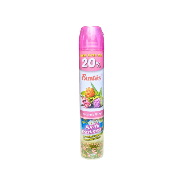 Fantes Air Freshener Spray 300ml Bonus 20% Floral Fashion