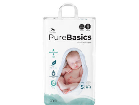 Applecrumby Purebasics Tape Diaper S54+2 Cheap