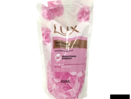 Lux Liquid Body Wash Soft Rose Refill 800ml For Cheap