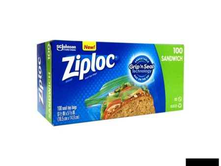 Ziploc Sandwich Value Pack 100 bags For Cheap