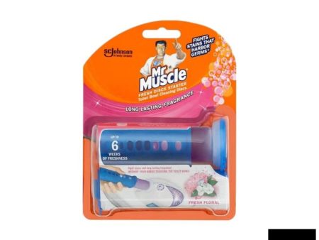 Mr Muscle Fresh Floral Starter Disc 6 discs  38g Online Sale