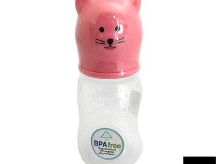 Joybaby Feeding Bottle Streamlined 120ml Cat Hood Fashion