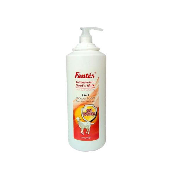 Fantes Shower Foam Goats Milk 1800ML Antibacterial Fashion