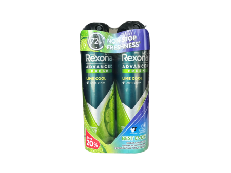 Rexona Spray Men - Lime Cool (Twin Pack) 135ml X 2 Sale