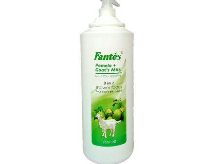 Fantes Shower Foam Goats Milk 1800ML Pomelo For Sale