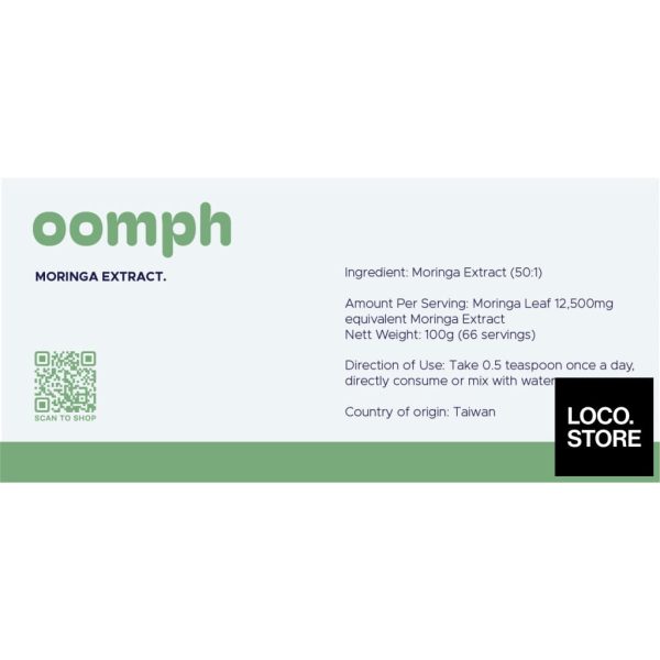 OOMPH Moringa Extract 100g Sale