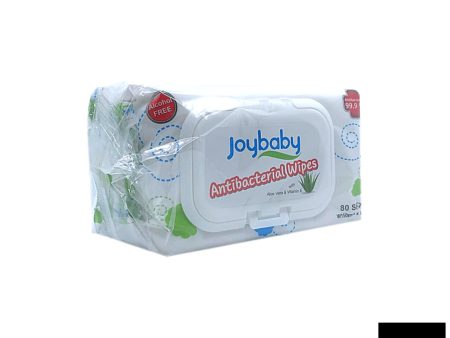 Joy Baby Antiseptic Wipes Twin Pack 80sx2 For Discount