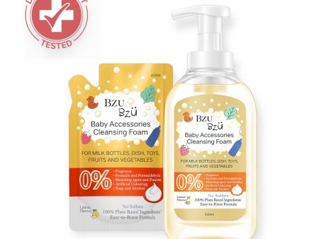 BzuBzu Baby Accessories Cleansing Foam 500ML + Refill 400ML Lemon Bundle Cheap