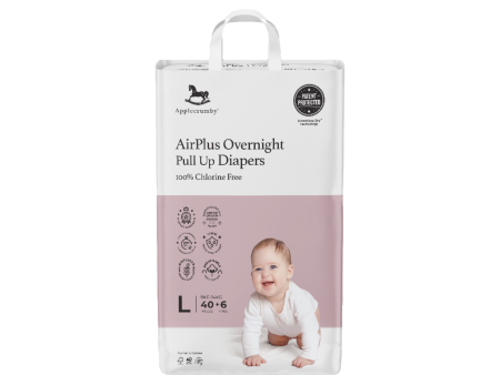 Applecrumby Airplus Overnight Pull Up Diapers L40+6 Mega Online Hot Sale