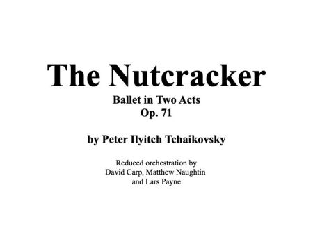 The Nutcracker (Tchaikovsky) reduced orchestration on Sale