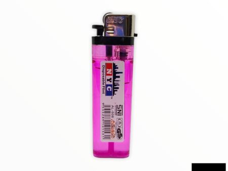 NYC Flicker Disposable Lighter Transparent 1s Online Sale