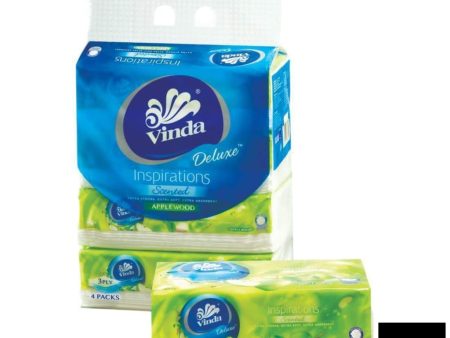 VINDA Deluxe Tissue 3 ply Apple Wood (L) 110s x 4 For Discount