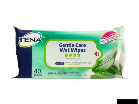 TENA Gentle Care Wet Wipes 40s For Cheap