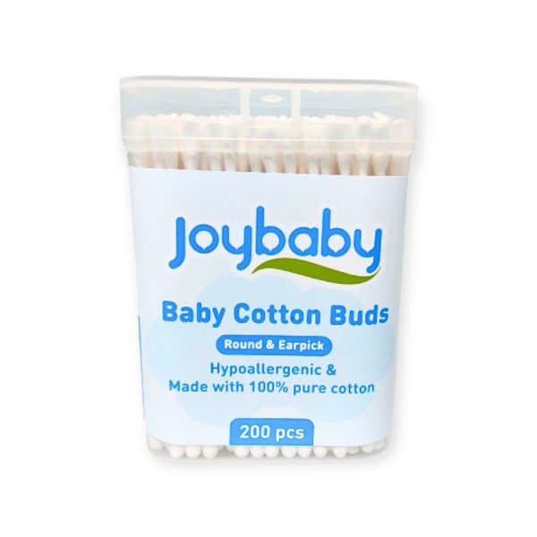 Joybaby Cotton Buds Dual-Head Round & Ear Pick 200s Online Sale