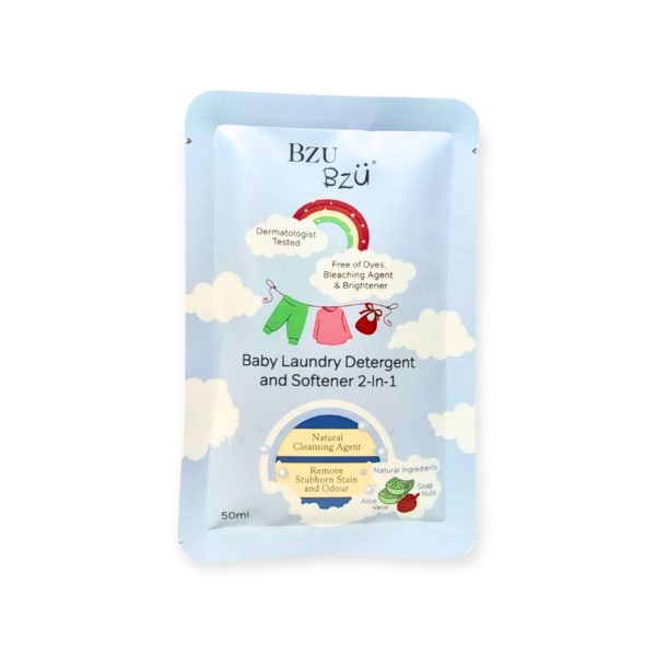 [GWP] BzuBzu Baby Laundry Detergent and Softener 2-in-1  50ML Trial Pack Online