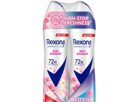 Rexona Spray Women - Sexy Bouquet (Twin) 135ml X 2 Online now