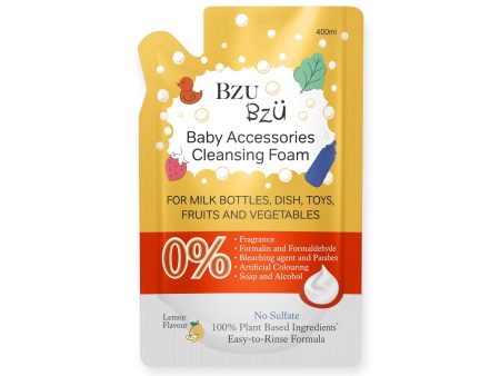 BzuBzu Baby Accessories Cleansing Foam Lemon 400ML Refill Hot on Sale