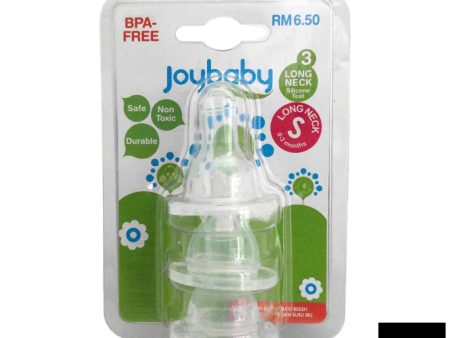 Joybaby Silicone Teat Long Neck 3S Various Sizes Cheap