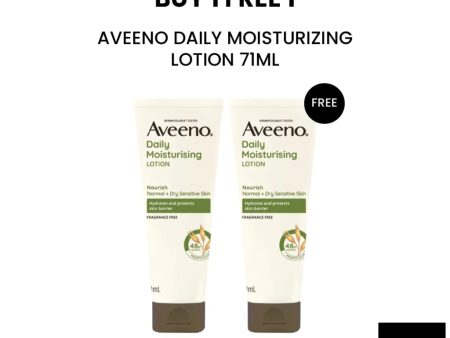 [POWER DEAL - BUY 1 FREE 1] Aveeno Daily Moisturizing Lotion 71ml Online now