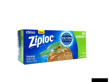 Ziploc Sandwich 50 bags on Sale