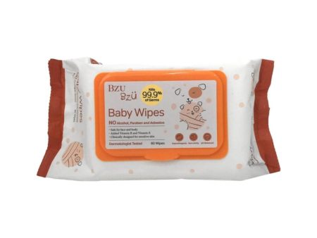 BzuBzu Baby Wipes 80 Wipes Fashion