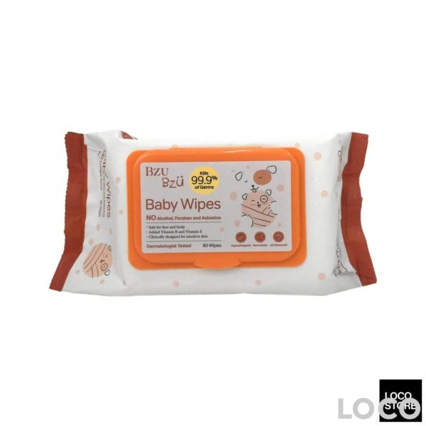 BzuBzu Baby Wipes 80 Wipes Fashion