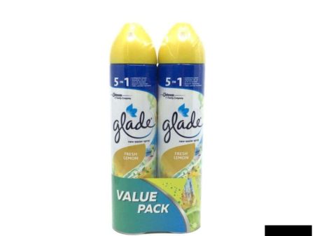 Glade Aerosol Fresh Lemon (TwinPack) 320ml X 2 Online now