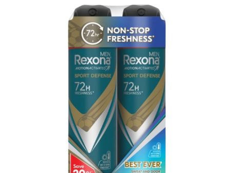 Rexona Spray Men - Sport Defence (Twin Pack) 135ml X 2 Online