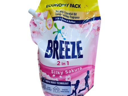 Breeze Liquid 2IN1 Silky Sakura Big Refill 3.2kg Sale