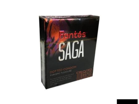 Fantes Saga Condom Dotted 3 pieces Online Hot Sale