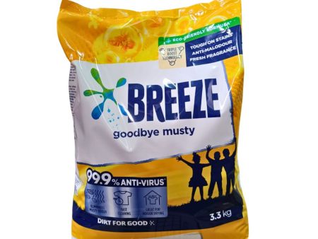 Breeze Powder Goodbye Musty 3.3kg on Sale