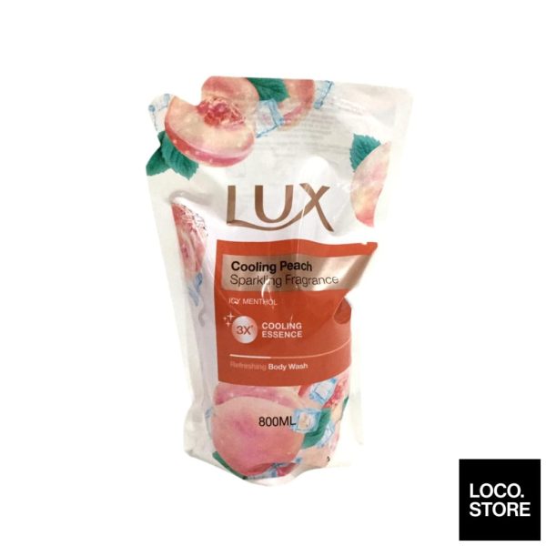 Lux Liquid Body Wash Peachy Glow Refill 800ml Fashion