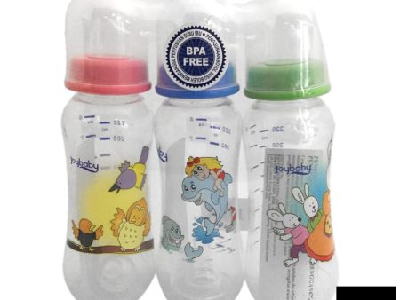 Joybaby Bottle Value Pack Streamlined 240mlx3 Fashion