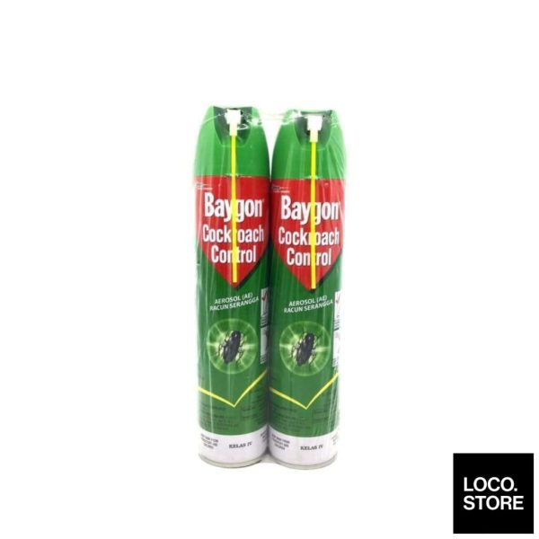 Baygon Cockroach Control (Twin Pack) 570ml X 2 on Sale