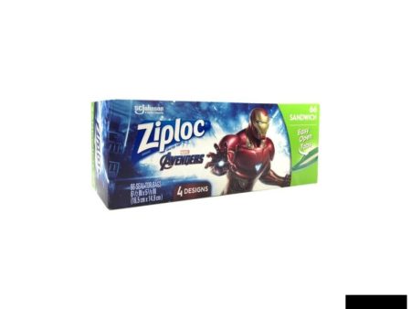 Ziploc Sandwich - Avengers 66 bags For Cheap