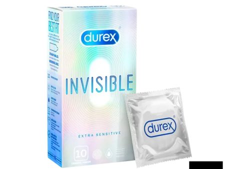 Durex Condoms Invisible Extra Sensitive 10s Hot on Sale