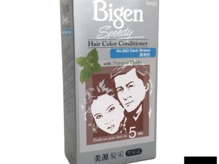 Bigen Speedy Hair Color Cond 883 Dark Brown Supply