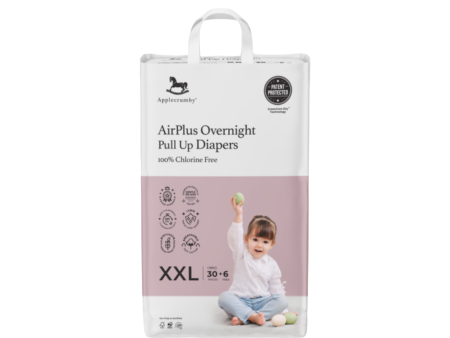 Applecrumby Airplus Overnight Pull Up Diapers XXL30+6 Mega Supply