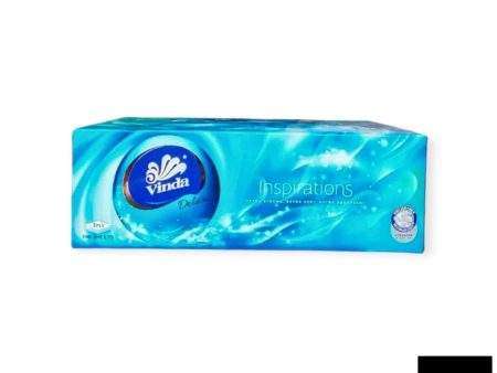 VINDA Deluxe Tissue 3 ply BL 100S 1 Box Supply