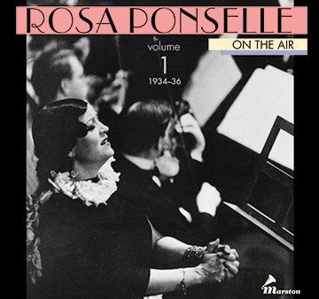 Rosa Ponselle On The Air, Vol. 1 CDR (WITH ORIGINAL BOOKLET AND TRAY CARD) Cheap