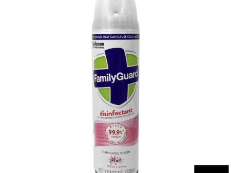 Family Guard Disinfectant Spray Fresh Floral 280ml For Discount