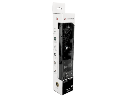 Zeatar Portable Socket 3 Way USB Surge 2M Online